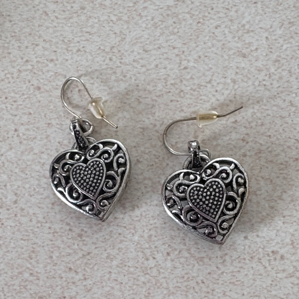 Brighton Reno Heart Earrings - Picture 4 of 4